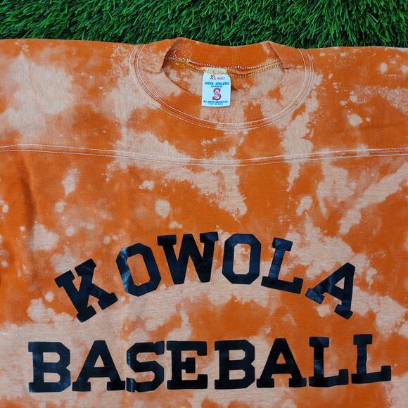 Vintage 80s Kowola Baseball Shirt Medium 20x28 Bleached USA - Picture 8 of 16